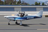 N100WK @ SMO - 2002 GLASAIR III taxiing in front of Typhoon Restaurant at Santa Monica Municipal Airport. - by Dean Heald
