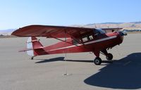 N2002A @ TCY - 1979 Taylorcraft F19 @ Tracy Municipal Airport, CA - by Steve Nation