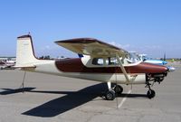 N2408U @ O15 - Our Land Corp straight tail 1956 Cessna 172 @ Turlock Municipal Airport, CA - by Steve Nation