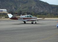 N650B @ SZP - 1957 Beech H35 BONANZA, Continental O-470-G 240 Hp, taxi to Runway 04 - by Doug Robertson