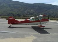 N3558C @ SZP - 1954 Cessna 170B, Continental C145-2 145 Hp, extended tail wheel, taxi to Runway 04 - by Doug Robertson