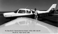N821CX @ TIW - good to know its still flying - by Anthony C.