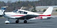 N7255W @ DAN - 1963 Piper PA-28-180 for fuel at DAN. Good price on fuel. - by Richard T Davis