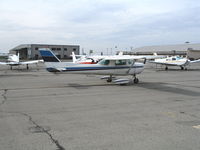 N1515Q @ CNO - 1971 Cessna 150L taxying @ Chino Municipal Airport, CA - by Steve Nation