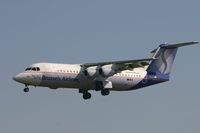OO-DWK @ BRU - short to land on rnw 25L