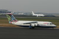 G-BXAS @ BRU - queueing to take off on rnw 25R