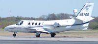 N570D @ DAN - 1983 Cesnna 501 taking off from Danville Va. - by Richard T Davis