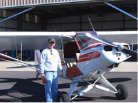 N9947D @ KGTR - Lockie McFadyen's 1959 Supercub (picture w/step-son, Star Elton) - by Star Elton