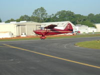 UNKNOWN @ X14 - unknown tailnumber at LaBelle Municipal Aiport - 1st plane to land on new extended runway - by Don Browne