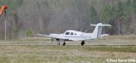 N2217D @ PVG - Piper twin in line for clearance
