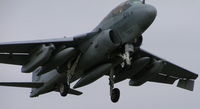 163522 @ KNRA - EA-6B on final to OLF Coupevisse - by John J. Boling