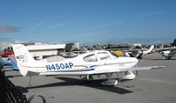 N450AP @ SQL - Lenair Aviation 2004 Cirrus Design SR22 @ San Carlos Airport, CA in rare spring 2006 sunshine - by Steve Nation