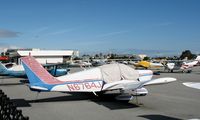 N6764J @ SQL - 1968 Piper PA-28-140 under wraps @ San Carlos Airport, CA in rare spring 2006 sunshine - by Steve Nation