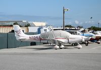N324JA @ SQL - JAS Aviation 2005 Cirrus Design SR 22 under wraps @ San Carlos Airport, CA in rare spring 2006 sunshine - by Steve Nation