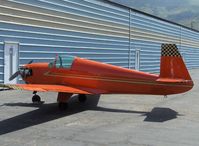 N4155 @ SZP - 1955 Mooney M-18C MITE, 75 Hp Continental upgrade, mixed construction welded steel-tube forward fuselage section with sheet aluminum-alloy covering and wooden monocoque aft fuselage section. M-18 the 1st Al Mooney design using Mooney name. - by Doug Robertson