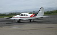 N23LT @ APC - 1977 Piper PA-23-250 Aztec @ rainy Bridgeford A/S ramp Napa County Airport, CA - by Steve Nation