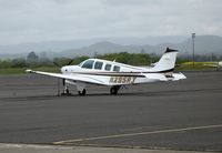 N295RJ @ APC - 1983 Beech B36TC Bonanza @ rainy Bridgeford A/S ramp Napa County Airport, CA - by Steve Nation