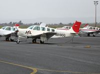 N8190G @ APC - 1991 Beech A36 Bonanza @ on rainy Japan AL/IASCO A/S ramp Napa County Airport, CA - by Steve Nation