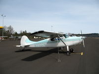 N2222W @ PVF - 1951 Cessna 170A @ sunny and cool Placerville Airport, CA - by Steve Nation