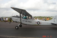 N305EF @ KLAL - Cessna O-1A Birddog taxiing at the 2006 Sun 'N Fun fly-in