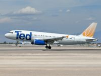 N494UA @ KLAS - Ted Airlines / 2002 Airbus A320-232 - by SkyNevada - Brad Campbell