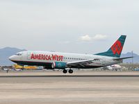 N308AW @ KLAS - America West Airlines / 1990 Boeing 737-3G7 - by Brad Campbell