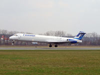 OH-LPC @ KRK - Finnair - first flight on route Helsinki-Kraków (HEL-KRK) - by Artur Bado?