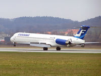 OH-LPC @ KRK - Finnair - first flight on route Helsinki-Kraków (HEL-KRK) - by Artur Bado?