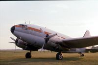 N23AC @ KDPA - Old N number, arrived with other warbirds, C-46F 44-78628