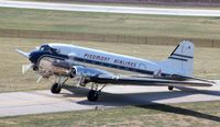 N44V @ KDPA - During the airshow, C-47 41-38596