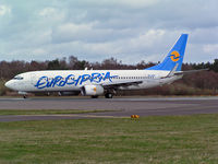 5B-DBV @ BOH - Boeing 737 8Q8 - by Les Rickman