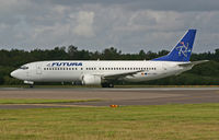 EC-GRX @ BOH - Boeing 737 46B - by Les Rickman