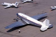 N141JR @ KCID - C-47A 42-100903, photo taken from the control tower - by Glenn E. Chatfield