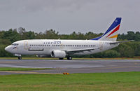 F-GIXO @ BOH - Boeind 737 3Q8QC - by Les Rickman