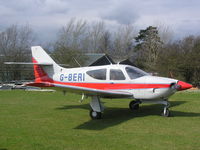G-BERI @ X3HH - Rockwell Commander 114 at Hinton-in-the-Hedges