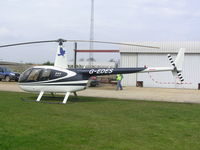 G-EDES @ EGCL - Robinson R-44 Raven at Fenland - by Simon Palmer