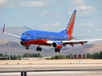 N448WN @ KLAS - Southwest Airlines - 'The Spirit of Kitty Hawk' / 2003 Boeing 737-7H4 - by Brad Campbell