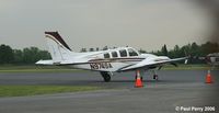 N974SA @ RWI - Sweet twin on the ramp on a quiet Sunday afternoon