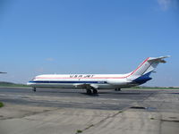 N207US @ KYIP - DC-9-32F - by Mark Pasqualino