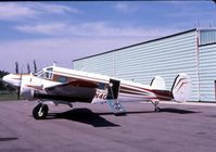 N404T @ DPA - Excellent example of a Beech 18, in which I took a flight
