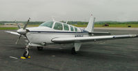N2284L @ DAN - 1976 Beech Bonanza A36 in Danville Va. - by Richard T Davis