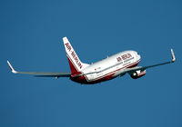D-ABBN @ EGCC - Air Berlin's wingletted B.737 drifting away from MAN's 06L. - by Kevin Murphy