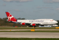 G-VROY @ EGCC - One of Virgins finest starting to roll down 06L. - by Kevin Murphy