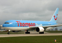 G-OBYH @ EGCC - Entering 24L at the threshold. - by Kevin Murphy