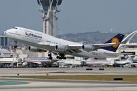 D-ABVX @ LAX - Lufthansa D-ABVX (FLT DLH457) departing RWY 25R enroute to Frankfurt Main (EDDF), Germany.