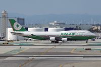 B-16411 @ LAX - EVA Air B-16411 taxiing to the international terminal after arriving om the North Complex.