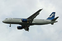 OH-LXK @ LHR - Airbus A320 214 - by Les Rickman