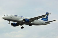 OH-LXA @ LHR - Airbus A320 214 - by Les Rickman