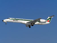 I-EXMF @ KRK - Alitalia - Embraer 145 - by Artur Bado?