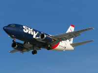 OM-SEB @ KRK - Sky Europe - Boeing 737-500 - by Artur Bado?